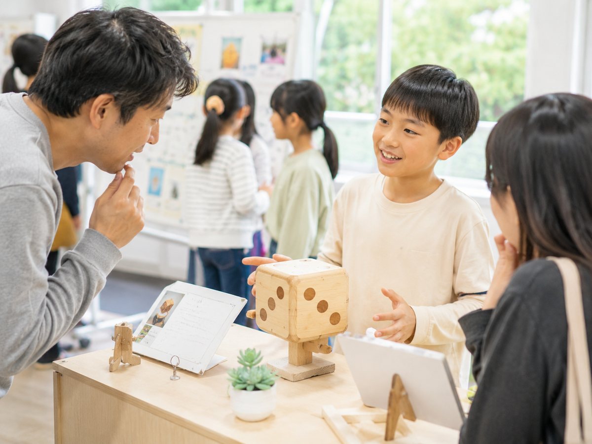 展示して意見をもらう